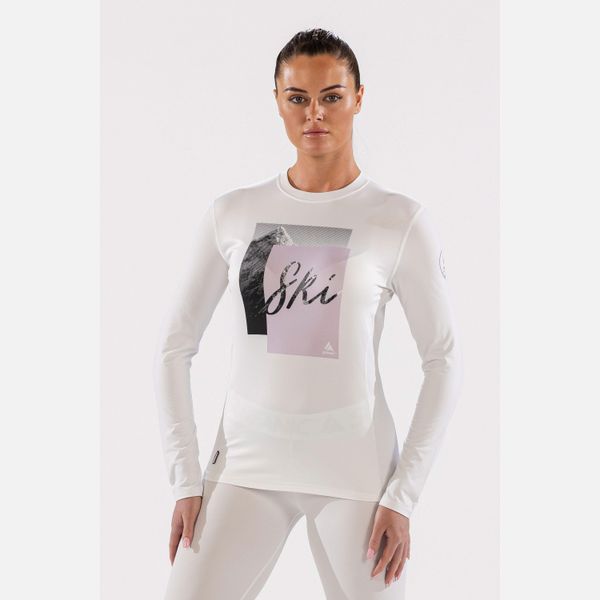 Surfanic Damska Koszulka Termoaktywna Carbon Dri – Aktywny Węgiel – SWU2604-012. Białe koszule nocne SURFANIC, bez wzorów, bez ramiączek. W wyprzedaży za 129,99 zł.