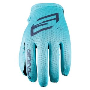Rękawiczki XR-RIDE - GREEN WATER (turkusowe) - S/8. Niebieskie rękawiczki FIVE GLOVES, bez wzorów, ze skóry. Za 87,00 zł.