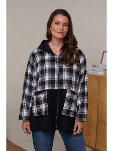 Curvy Lady Bluza w kolorze czarnym rozmiar: 40/42. Czarne bluzy Curvy Lady, bez wzorów, bez kaptura. Za 128,25 zł.