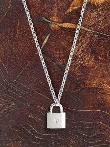 Eclat d'Argent Srebrny naszyjnik z zawieszką - dł. 40 cm rozmiar: onesize. Szare naszyjniki Eclat d'Argent, z cyrkonią, srebrne. Za 182,72 zł.