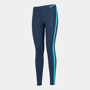 Legginsy do biegania damskie Joma Ascona długie. Niebieskie legginsy JOMA, bez wzorów, długie. Za 209,50 zł.