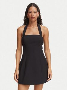 Bardot Sukienka koktajlowa Nevelle 59857DB Czarny Slim Fit. Czarne sukienki Bardot, bez wzorów, z syntetyku, wizytowe, bez kołnierzyka, bez ramiączek. Za 639,99 zł.