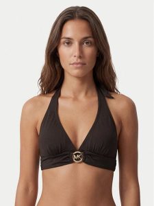 MICHAEL Michael Kors Góra od bikini MM7M275 Brązowy. Brązowe bikini MICHAEL Michael Kors, bez wzorów, z syntetyku. Za 359,99 zł.