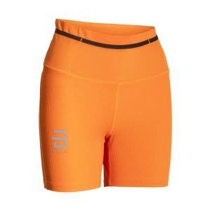 Damskie legginsy Daehlie Sportswear Attempt 5'. Brązowe legginsy DAEHLIE, bez wzorów, z elastanu, z podwyższonym stanem. Za 326,50 zł.