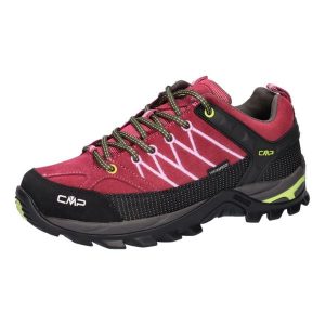 Buty trekkingowe damskie CMP Rigel Low Wp. Czerwone buty trekkingowe CMP, bez zapięcia. Za 358,89 zł.