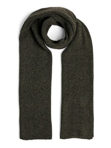 Pieces Szal w kolorze khaki rozmiar: onesize. Brązowe szaliki Pieces, bez wzorów. Za 109,00 zł.