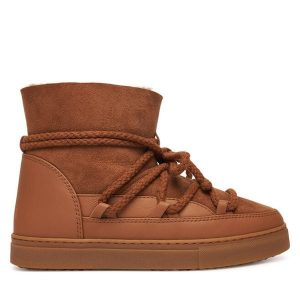 Śniegowce Inuikii. Brązowe buty zimowe Inuikii, bez obcasa, bez zapięcia. Za 949,99 zł.