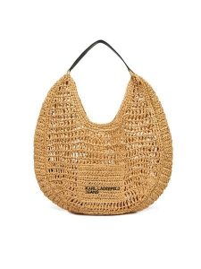 Karl Lagerfeld Jeans Torebka B2W50050 Beżowy. Brązowe torebki klasyczne Karl Lagerfeld Jeans, bez wzorów, z jeansu, bez dodatków. Za 429,99 zł.