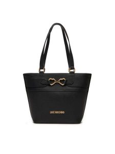 LOVE MOSCHINO Torebka JC4347PP0IK1100A Czarny. Czarne torebki klasyczne LOVE MOSCHINO, bez wzorów, ze skóry, bez dodatków. Za 692,99 zł.