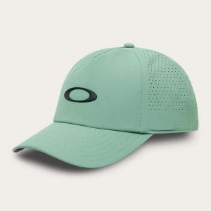 Czapka z daszkiem unisex Oakley TAKE PRO zielona FOS902094-75I. Zielone czapki Oakley, bez wzorów, sportowe. Za 133,17 zł.