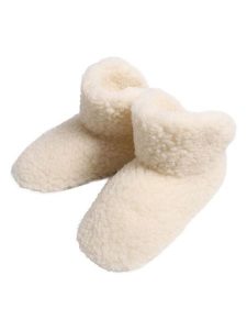 Kaiser Naturfellprodukte Kapcie "Kim" w kolorze beżowym rozmiar: 38/39. Brązowe kapcie Kaiser Naturfellprodukte, bez wzorów, z materiału. Za 196,70 zł.