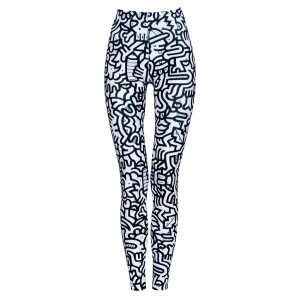 Legginsy sportowe damskie DEEP TRIP Dudle. Czarne legginsy DEEP TRIP, bez wzorów. Za 179,00 zł.