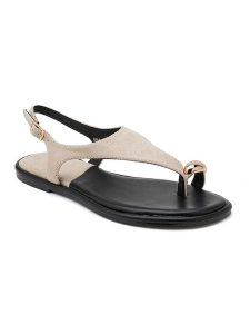 Sixth Sens Sandały w kolorze beżowym rozmiar: 39. Brązowe sandały Sixth Sens, bez wzorów, z otwartym noskiem, bez obcasa, bez zapięcia. Za 121,99 zł.