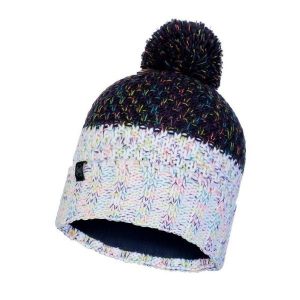 Czapka zimowa damska Buff Janna Knitted&Polar. Niebieskie czapki Buff, bez wzorów, z dzianiny, eleganckie. Za 61,49 zł.