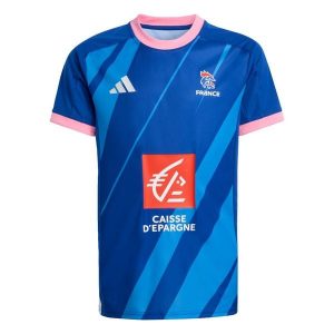 Koszulka Młodzieżowa Ffhb Match. Niebieskia bluzki ADIDAS, m, bez wzorów, młodzieżowe, bez kołnierzyka, bez ramiączek. Za 299,00 zł.