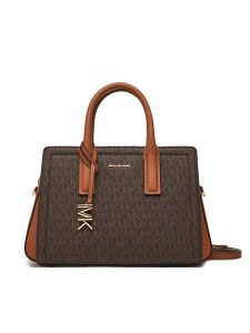 MICHAEL Michael Kors Torebka Laila 30S5G9IS1B Brązowy. Brązowe kuferki MICHAEL Michael Kors, bez wzorów, z materiału, bez dodatków. Za 1 129,00 zł.