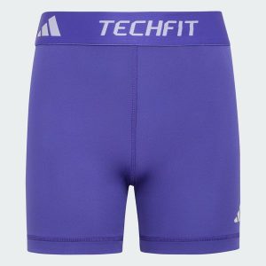 KRÓTKIE LEGGINSY TECHFIT. Białe legginsy ADIDAS, bez wzorów, z dzianiny, krótkie. Za 99,95 zł.