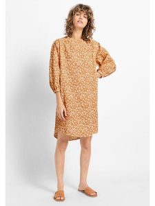 Hessnatur Sukienka w kolorze pomarańczowym rozmiar: 40. Pomarańczowe sukienki Hessnatur, bez wzorów, z bawełny, bez kołnierzyka, bez ramiączek, mini. Za 143,90 zł.