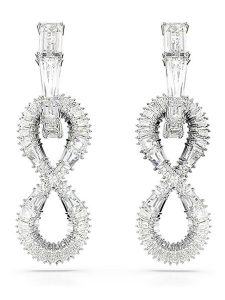 Swarovski Kolczyki-wkrętki z cyrkoniami rozmiar: onesize. Czarne kolczyki Swarovski, z cyrkonią, metalowe. Za 208,99 zł.