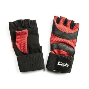 Rękawiczki fitness Laubr Sport ze skóry z wzmocnioną dłonią. Czarne rękawiczki FIVE GLOVES, bez wzorów, ze skóry. Za 132,99 zł.