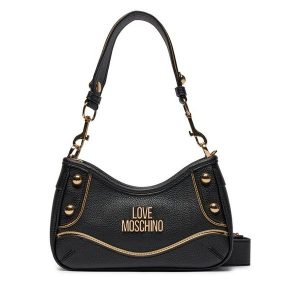 Torebka LOVE MOSCHINO. Czarne listonoszki LOVE MOSCHINO, bez wzorów, bez dodatków. Za 639,99 zł.