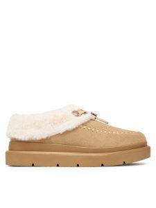 Guess Śniegowce FLFKEY LEA19 Beżowy. Brązowe buty zimowe Guess, ze skóry, bez obcasa, bez zapięcia. Za 584,99 zł.