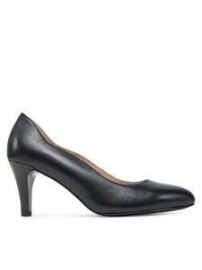 Caprice Szpilki 9-22402-44 Czarny. Czarne szpilki Caprice, bez wzorów, ze skóry, bez obcasa. Za 230,99 zł.