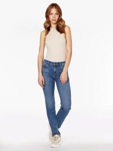Lee Dżinsy - Slim fit - w kolorze niebieskim rozmiar: W28/L33. Niebieskie jeansy Lee, bez wzorów. Za 173,99 zł.