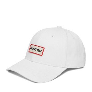 Czapka z daszkiem Hunter. Białe czapki Hunter, bez wzorów. Za 79,99 zł.