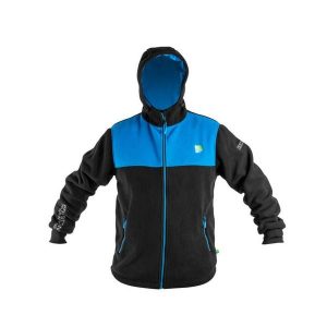 Wodoodporna bluza z kapturem Preston. Czarne bluzy PRESTON INNOVATIONS, bez wzorów, z polaru, z kapturem. W wyprzedaży za 302,50 zł.