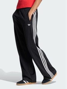 Adidas Spodnie dresowe Pinstripe Firebird KS6787 Czarny Loose Fit. Czarne spodnie dresowe ADIDAS, xs, bez wzorów, z dresówki. Za 298,99 zł.