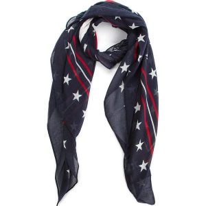 Chusta TOMMY JEANS - Tjw Repeat Stars Sca AW0AW05623 901. Apaszki i chusty marki Tommy Jeans. Za 129,00 zł.