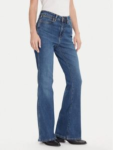 Wrangler Jeansy Montana 112371140 Granatowy Bootcut Fit. Niebieskie jeansy Wrangler, bez wzorów, z bawełny. Za 399,00 zł.