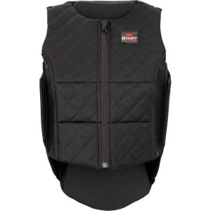 Kamizelka ochronna młodzieżowa START FlexCheck. Czarna kamizelki START, m, bez wzorów, bez kołnierzyka, bez ramiączek, bez kaptura. Za 387,99 zł.
