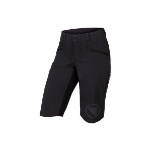 Damskie spodenki Singletrack Endura Ii w kolorze czarnym. Czarne szorty ENDURA, bez wzorów. Za 319,99 zł.