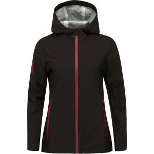 Kurtka damska LOAP Ulvana wodoodporna, czarna. Brązowe kurtki ZSPORT, bez wzorów, bez kaptura. Za 305,99 zł.