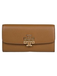 Tory Burch Skórzany portfel w kolorze jasnobrązowym - 19 x 9 x 4 cm rozmiar: onesize. Brązowe portfele Tory Burch, bez wzorów, z materiału. Za 474,95 zł.