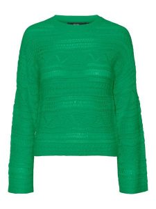 Vero Moda Sweter w kolorze zielonym rozmiar: M. Zielone swetry oversize Vero Moda, m, bez wzorów, ze splotem, bez ramiączek. Za 74,63 zł.