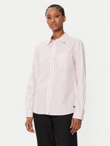 Weekend Max Mara Koszula Bahamas 2515111081 Różowy Regular Fit. Czerwone koszule Weekend Max Mara, bez wzorów, z bawełny, bez kołnierzyka, bez ramiączek. Za 499,99 zł.