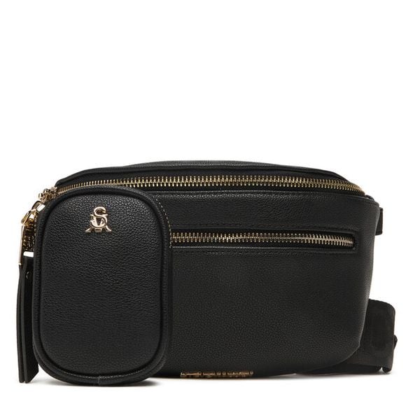 Torebka Steve Madden. Czarne listonoszki Steve Madden, bez wzorów, bez dodatków. Za 339,99 zł.
