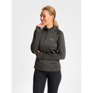 Bluza damska z zamkiem 1/2 Newline Pace. Brązowe bluzy Newline, bez wzorów, bez kaptura. Za 284,00 zł.