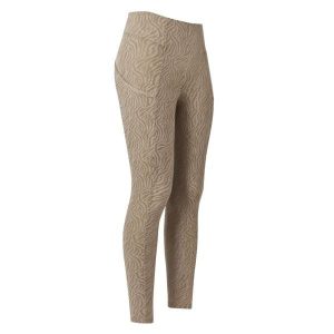Damskie legginsy jeździeckie z pełną przyczepnością Imperial Riding Lisam AOP. Brązowe legginsy IMPERIAL RIDING, bez wzorów, z podwyższonym stanem. Za 313,00 zł.