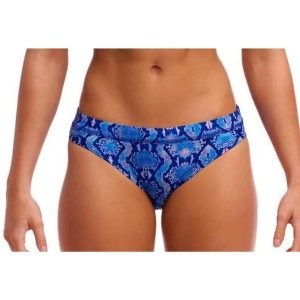 Bikini - dół od bikini Funkita Sports Brief Blue Viper. Niebieskie bikini Funkita, bez wzorów. Za 129,00 zł.