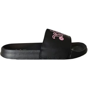 Klapki Lee Cooper LCW-24-42-2482LA czarne. Czarne klapki bez wzorów, z syntetyku, bez obcasa. Za 128,57 zł.