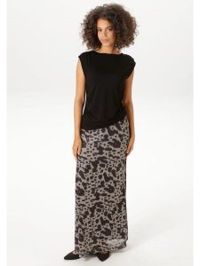 Aniston Spódnica w kolorze szaro-czarnym rozmiar: 44. Szare spódnice Aniston, na co dzień, bez wzorów, maxi. Za 130,99 zł.