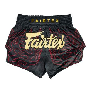 Spodenki treningowe Fairtex Muay Thai Shorts BS1920 "Lava". Czarne szorty FAIRTEX, bez wzorów, sportowe. Za 279,99 zł.