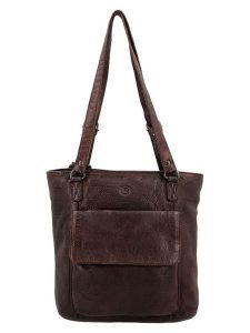 HIDE & STITCHES Skórzany plecak w kolorze brązowym - 26,5 x 23 x 10 cm rozmiar: onesize. Brązowe plecaki HIDE & STITCHES. Za 217,99 zł.