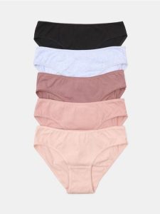 Majtki figi classic 5 pack - wielobarwny. Figi Sinsay, bez wzorów. Za 22,99 zł.