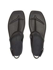 Crocs Sandały Miami Thong Sandal 209793 Czarny. Czarne sandały Crocs, bez wzorów, z tworzywa sztucznego, bez obcasa, na płaskiej podeszwie, bez zapięcia. Za 179,99 zł.