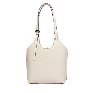 Torebka Tommy Hilfiger. Brązowe torebki klasyczne TOMMY HILFIGER, bez wzorów, bez dodatków. Za 569,99 zł.